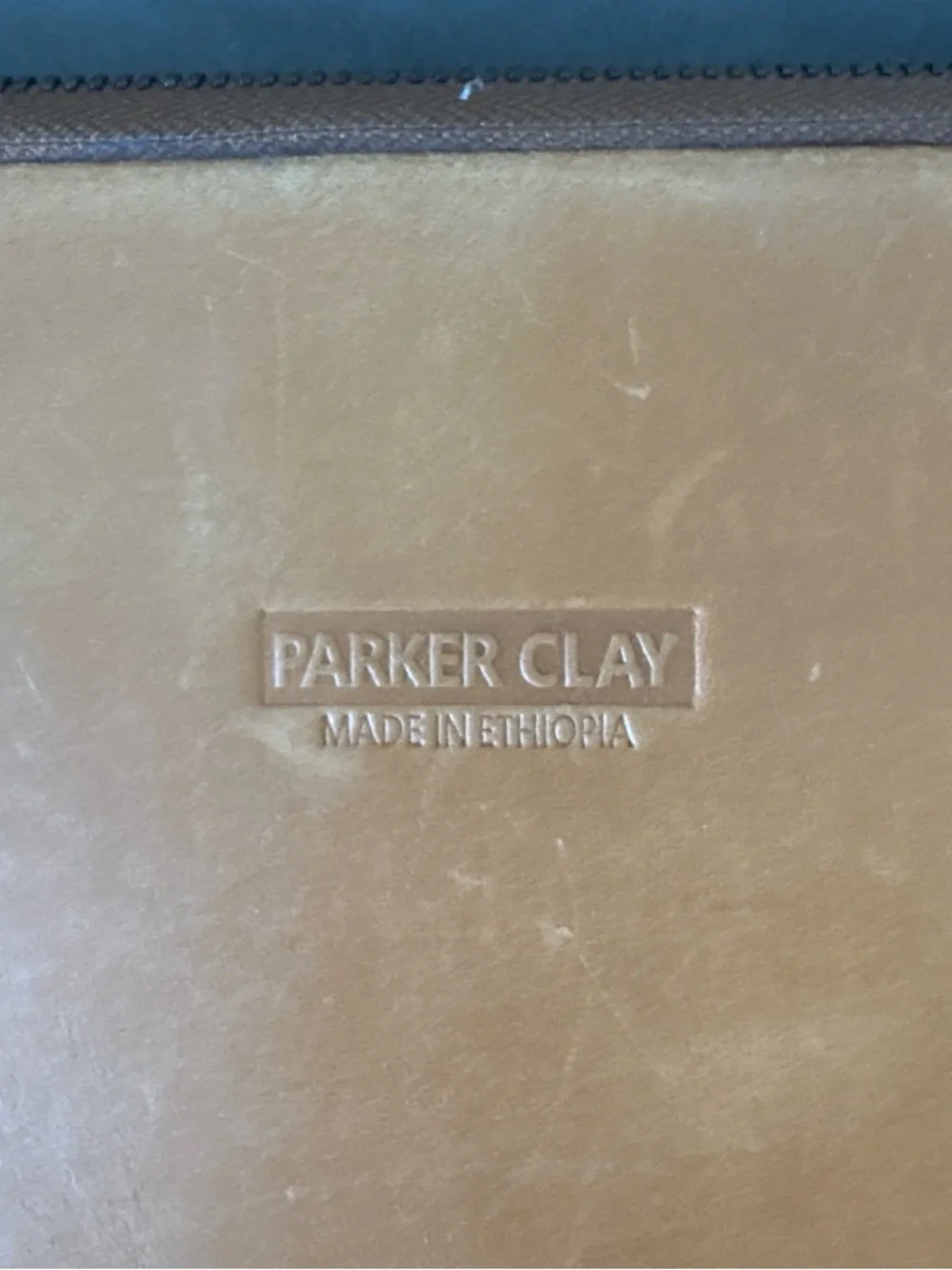 Tan Leather Laptop Sleeve